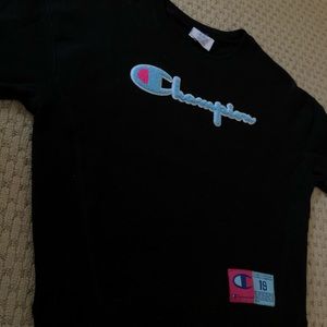 Never worn champion crew neck hoodie!